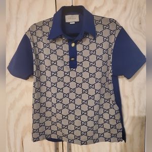 Mens, s, Gucci silk&cotton polo